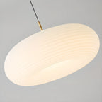 Cream Acrylic Pebble Shape  LED Pendant Light for Living Room
