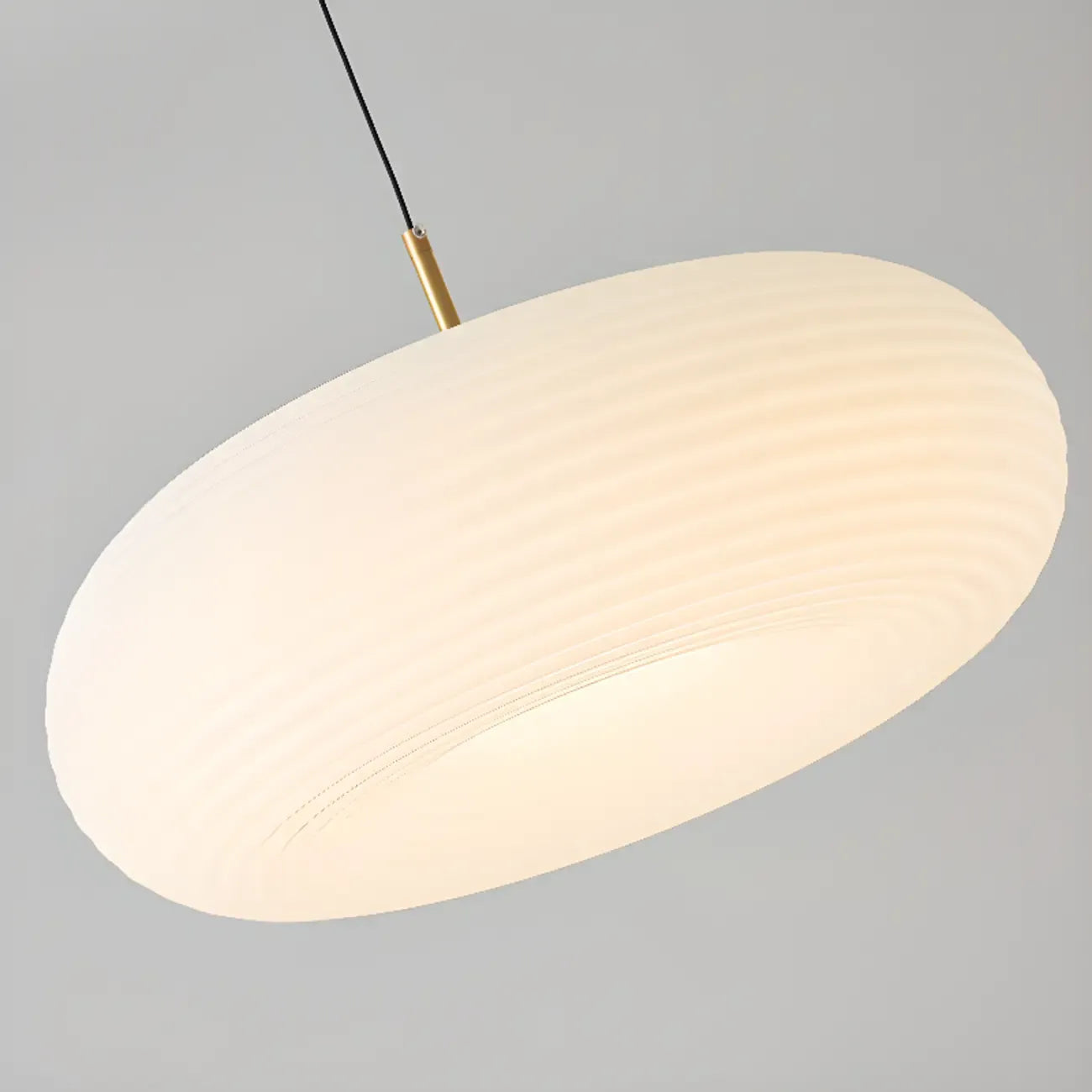 Cream Acrylic Pebble Shape  LED Pendant Light for Living Room