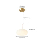 Cream Acrylic Pebble Shape  LED Pendant Light for Living Room