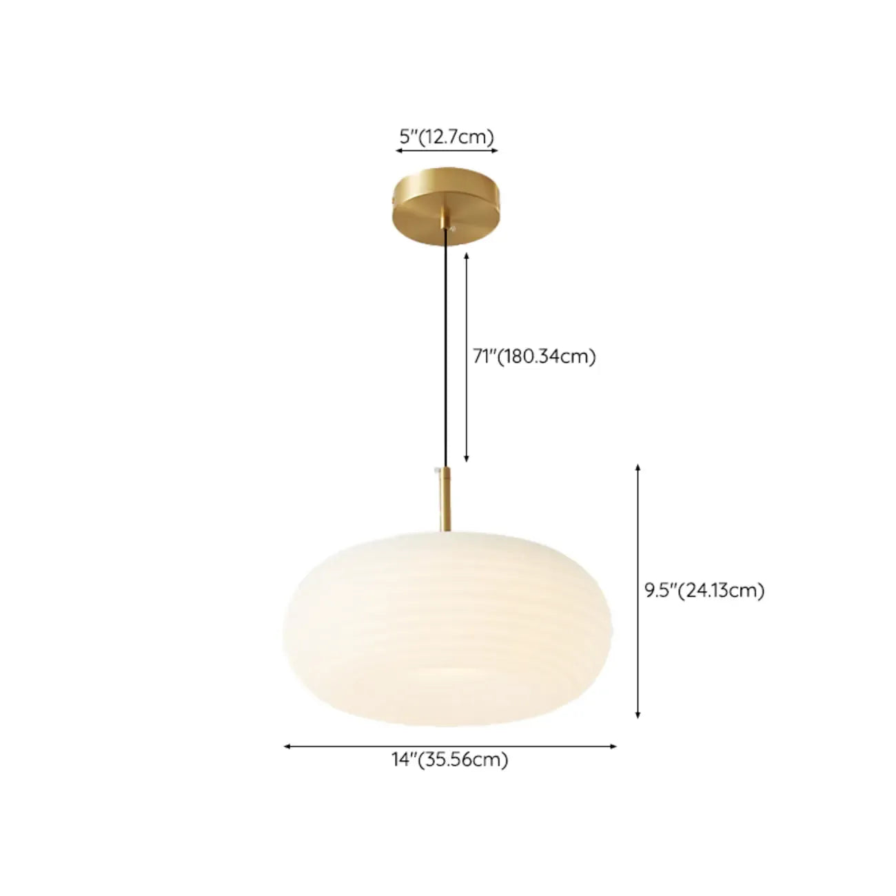 Cream Acrylic Pebble Shape  LED Pendant Light for Living Room