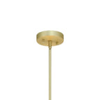 Modern Fabric Drum Chandeliers with Elegant Gold Finish