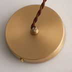 Minimalist White Glass Lantern LED Pendant Lamp for Living Room