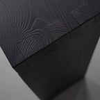 Minimalist Black Wooden Console Table
