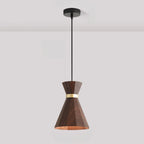 Minimalist Mini Wood Globe Pendant Light for Bedside