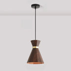 Minimalist Mini Wood Globe Pendant Light for Bedside