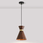 Minimalist Mini Wood Globe Pendant Light for Bedside