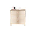 Modern Off-White Wooden Dressers with 5-Drawers for Bedroom