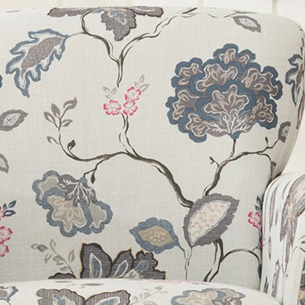 Modern Brown Linen Armchair for Living Room