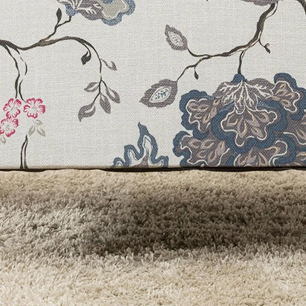 Modern Brown Linen Armchair for Living Room