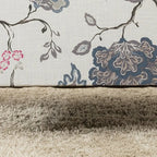 Modern Brown Linen Armchair for Living Room