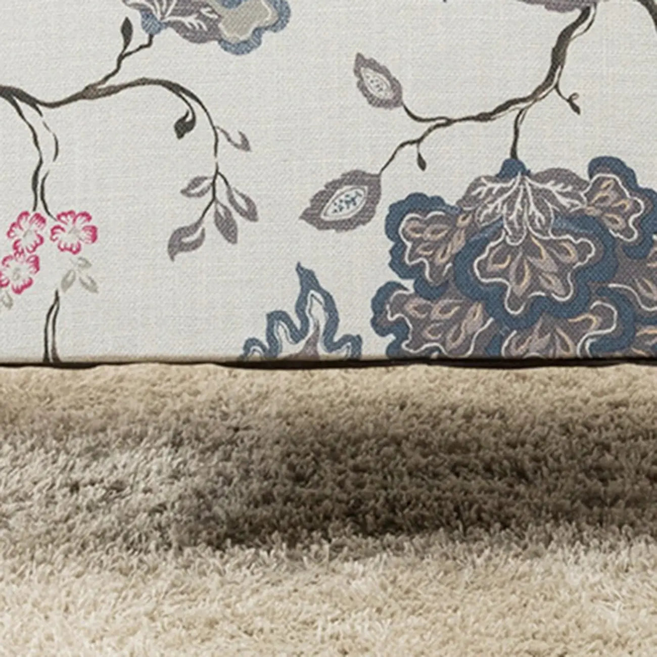 Modern Brown Linen Armchair for Living Room