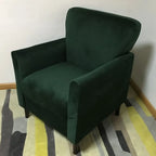 Modern Brown Linen Armchair for Living Room