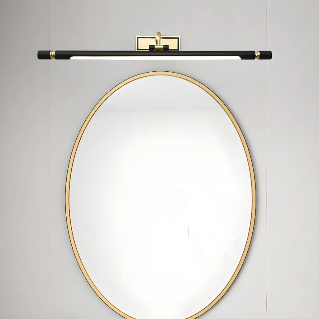 Modern linear LED Vanity Light Fixture with Black Lampshade