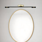 Modern linear LED Vanity Light Fixture with Black Lampshade