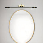 Modern linear LED Vanity Light Fixture with Black Lampshade