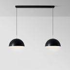Nordic White Dome Metal Pendant Lamp for Dining Room