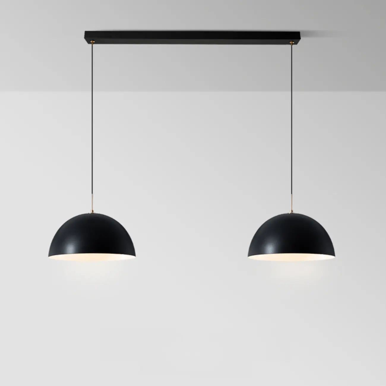 Nordic White Dome Metal Pendant Lamp for Dining Room