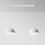 Nordic White Dome Metal Pendant Lamp for Dining Room