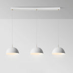 Nordic White Dome Metal Pendant Lamp for Dining Room