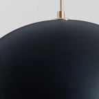 Nordic White Dome Metal Pendant Lamp for Dining Room