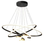 Circle Modern LED Starry Projection Chandelier