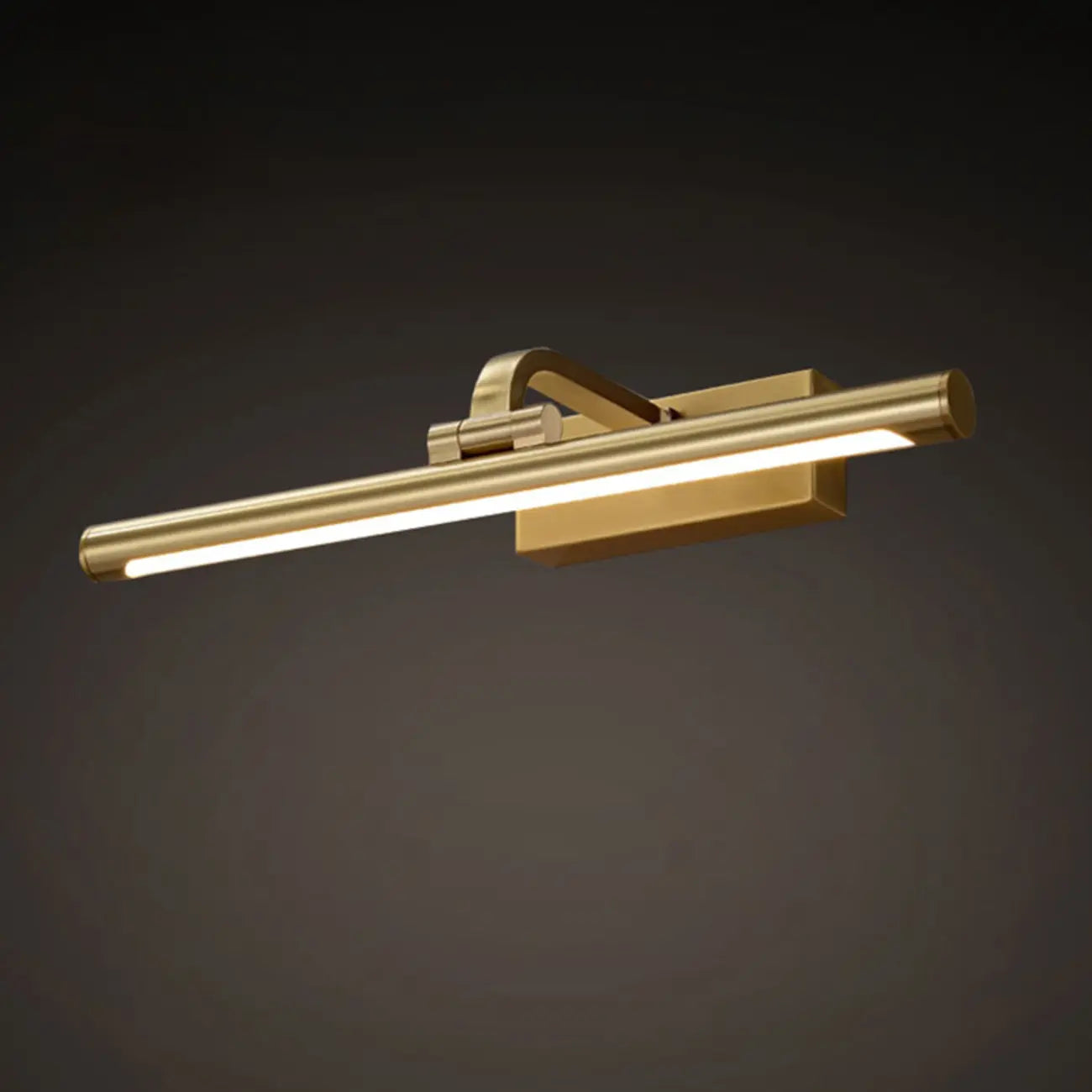 Gold Bathroom Linear Vanity Lights Fixture Over Mirror