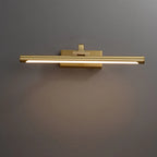 Gold Bathroom Linear Vanity Lights Fixture Over Mirror