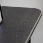 Modern Rectangle Black Ash Console Table