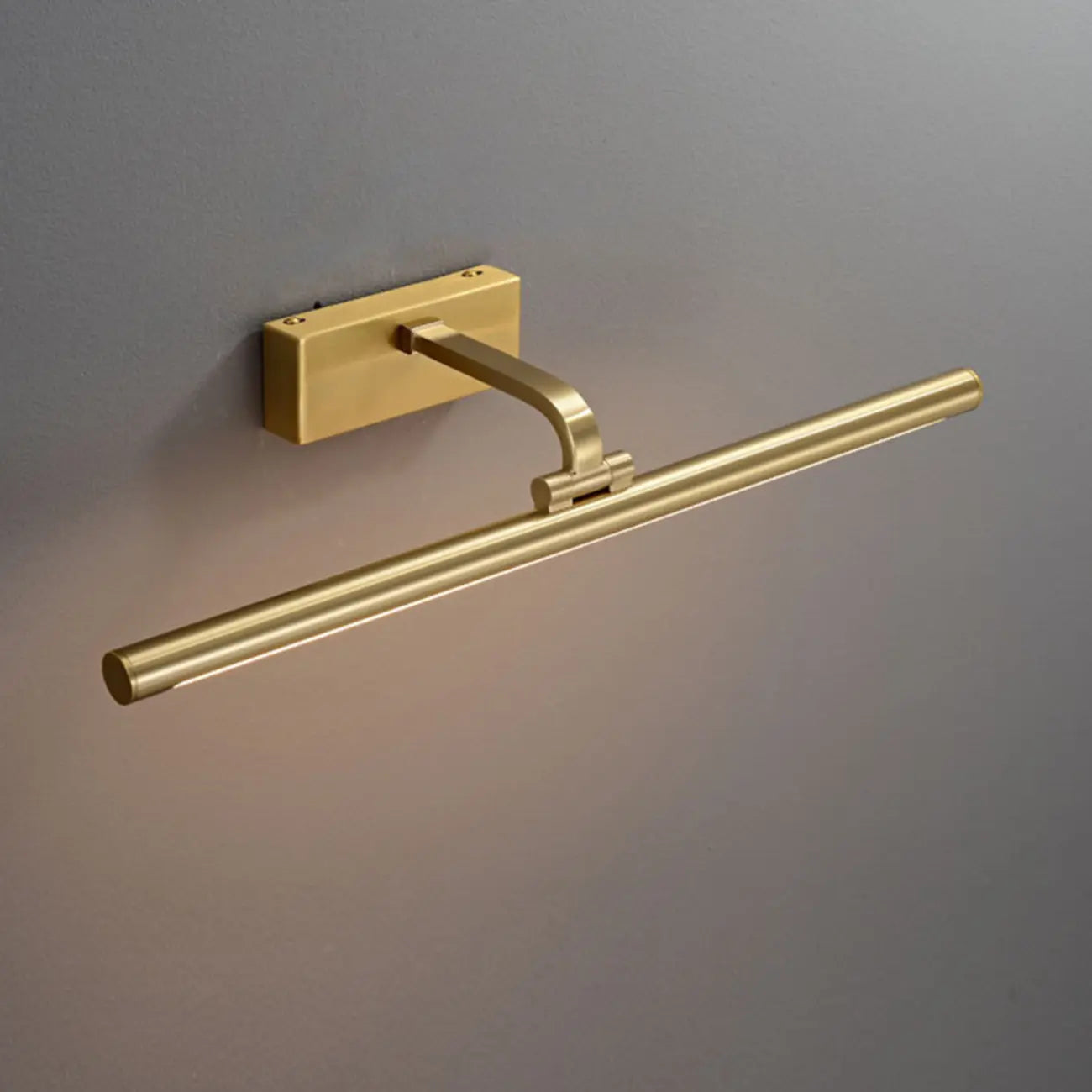 Gold Bathroom Linear Vanity Lights Fixture Over Mirror