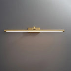 Gold Bathroom Linear Vanity Lights Fixture Over Mirror