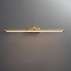 Gold Bathroom Linear Vanity Lights Fixture Over Mirror