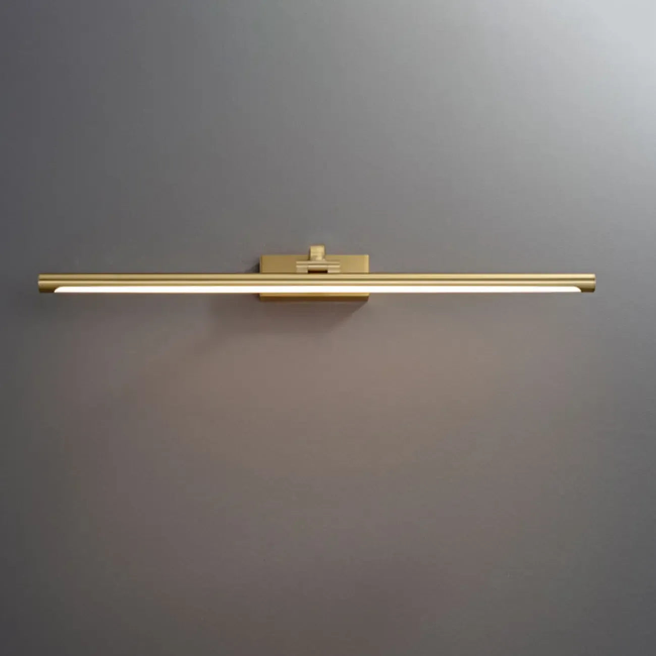 Gold Bathroom Linear Vanity Lights Fixture Over Mirror