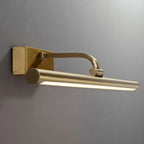 Gold Bathroom Linear Vanity Lights Fixture Over Mirror