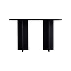Modern Rectangle Black Ash Console Table