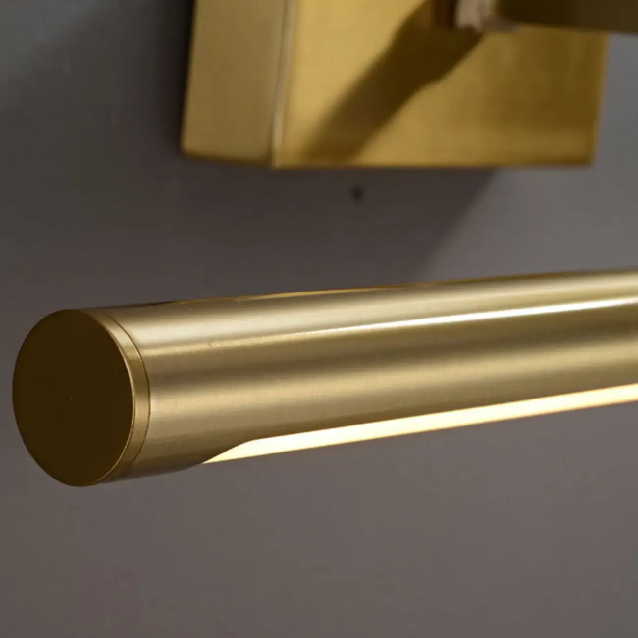 Gold Bathroom Linear Vanity Lights Fixture Over Mirror