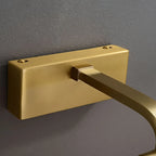 Gold Bathroom Linear Vanity Lights Fixture Over Mirror