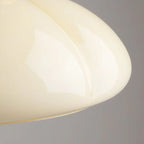 Dome-Shaped Glass LED Semi Flush Ceiling Light for Living Room