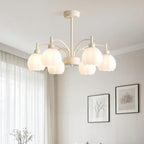 Modern 6-Light Floral Shape Chandelier for Living Room