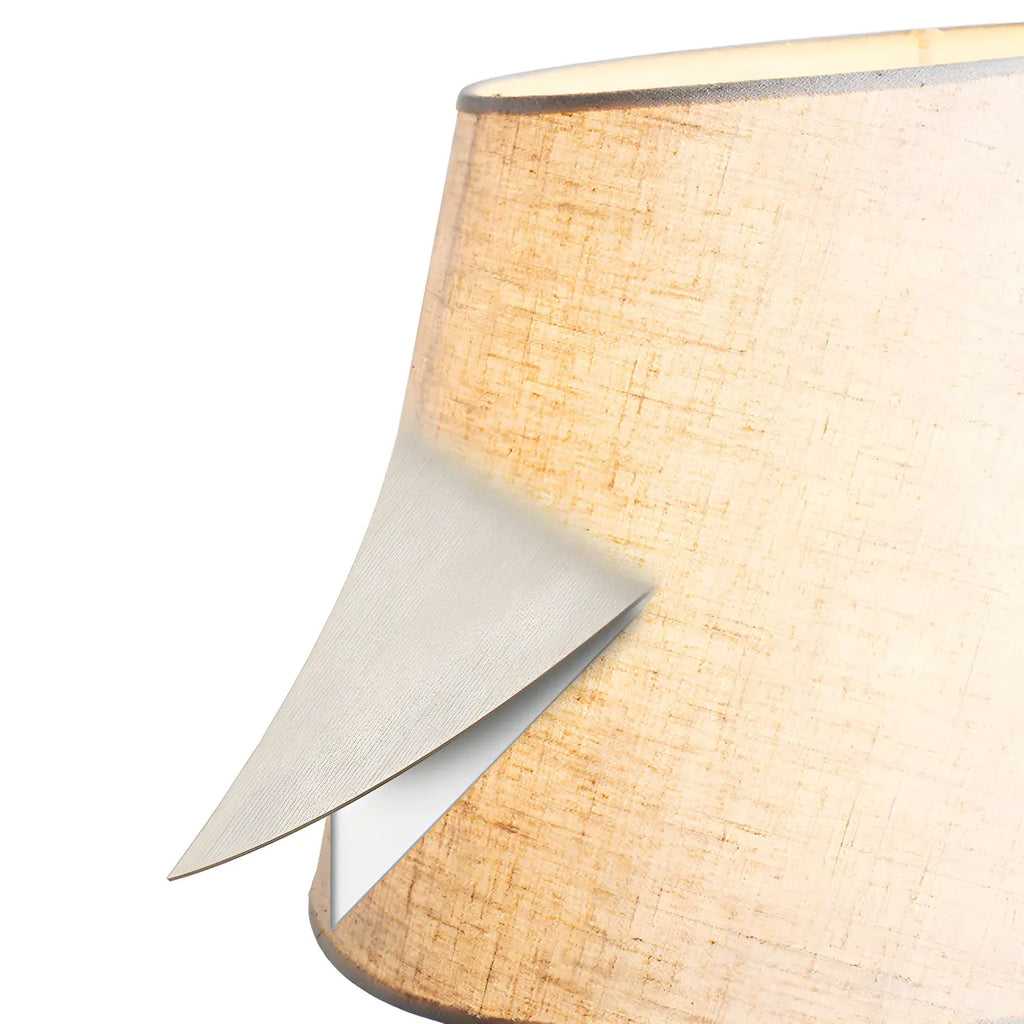 Traditional Black Floor Lamp with Tray Top for Living Room