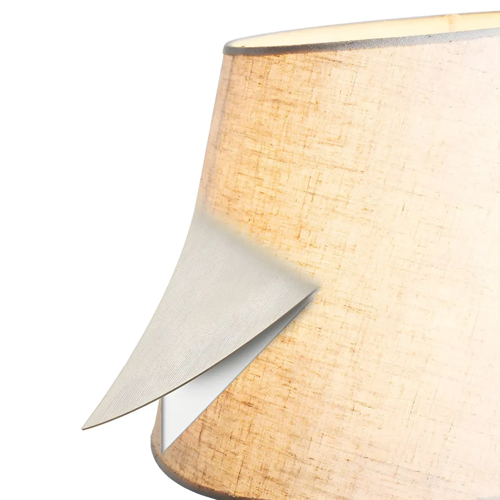 Traditional Black Floor Lamp with Tray Top for Living Room