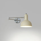 Simple Silver Metal Swing Arm Wall Light