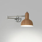 Simple Silver Metal Swing Arm Wall Light