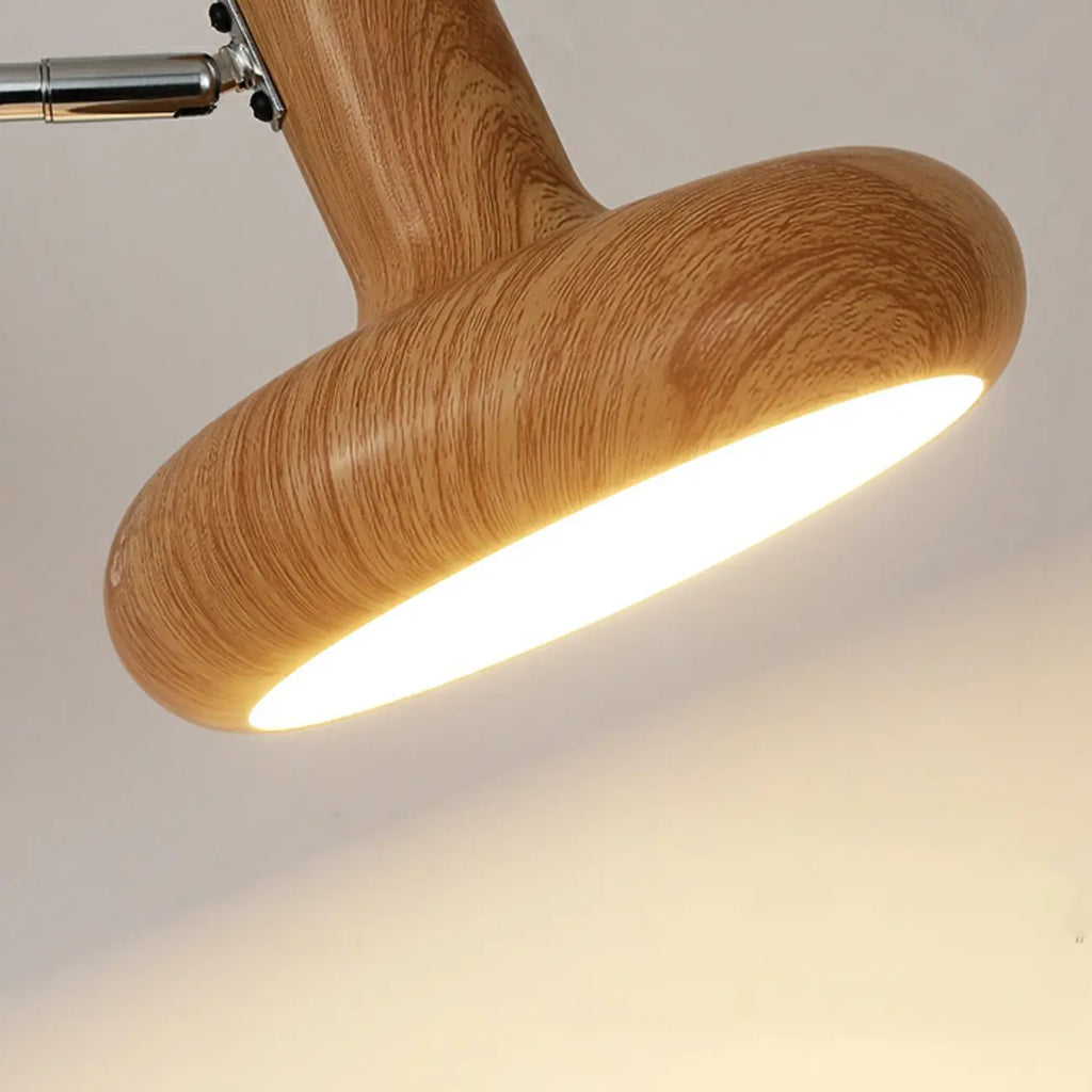 Simple Silver Metal Swing Arm Wall Light