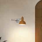 Simple Silver Metal Swing Arm Wall Light