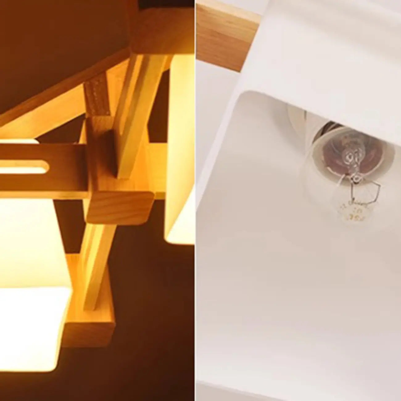 Adjustable Large Wood LED Island Pendant Light for Kitchen