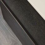 Chic Manufactured Wood Shelf & Drawer Nightstand