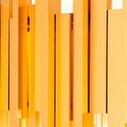 3 Tiers Orange Crystal LED Island Pendant Light for Kitchen