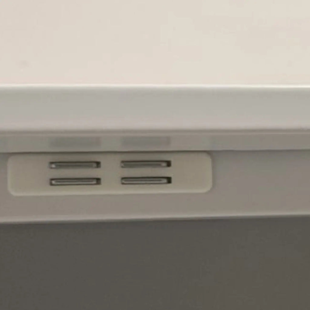 Adjustable White-Gray Metal Hallway Shoe Storage Cabinet