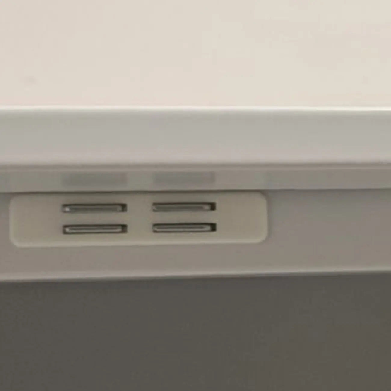 Adjustable White-Gray Metal Hallway Shoe Storage Cabinet