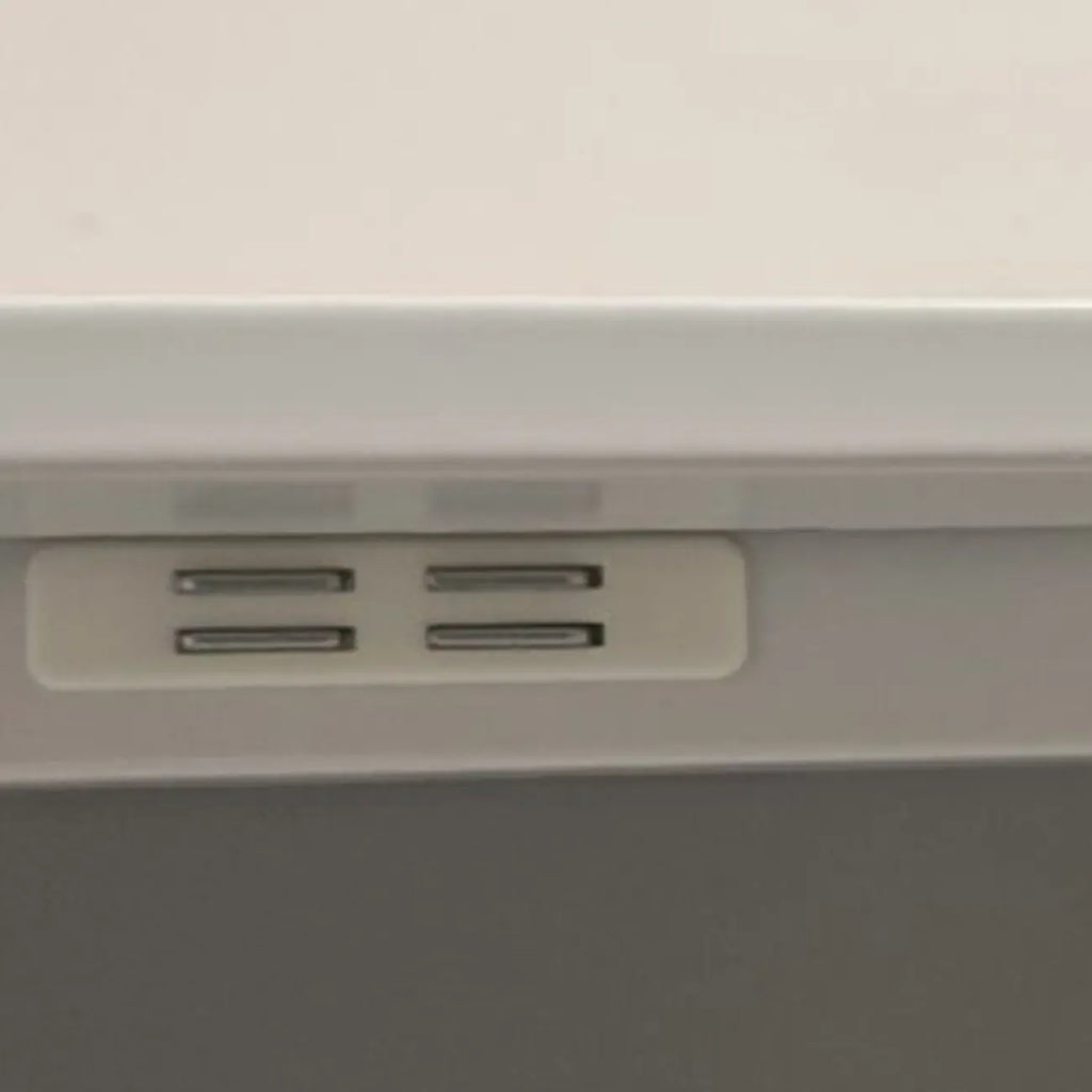 Adjustable White-Gray Metal Hallway Shoe Storage Cabinet